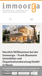 Mobile Screenshot of immoorga.de